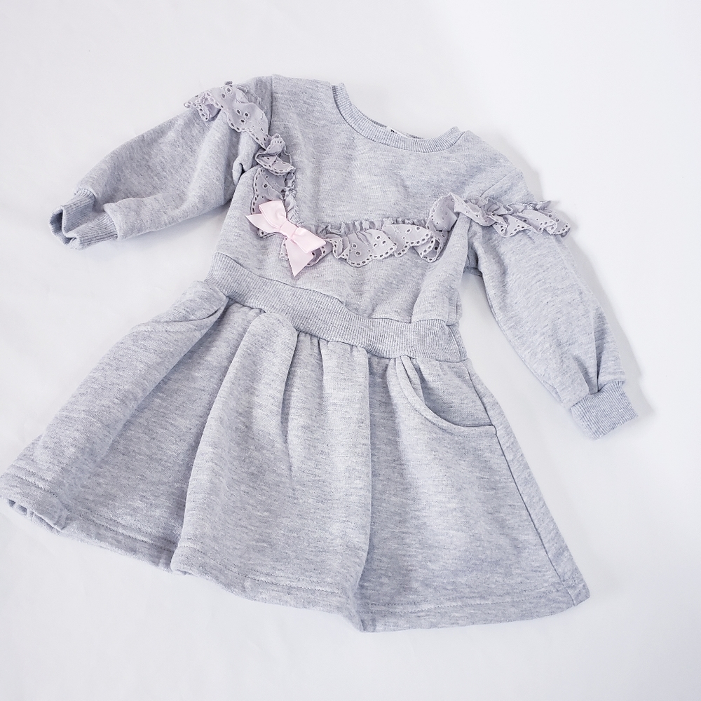 BlueBeri boulvard heather gray dress